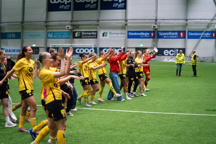 Tredje strake seier i Toppserien!
